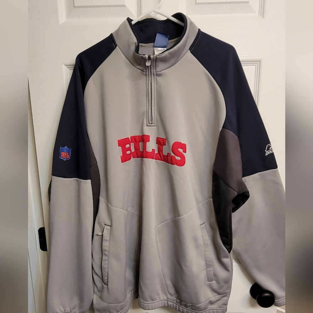 Reebok Buffalo Bills fleece quarter-zip